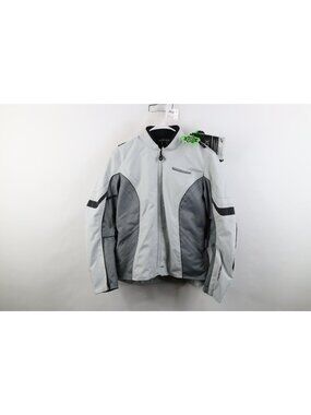 Deadstock Vtg Y2K Womens XL Waterproof Armored Motorcycle Racing Riding Jacket